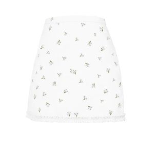 NWOT - The Bar Lorenzo Skirt in Blanc